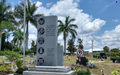 Veterans’ Memorial At Marco Island Cemetery Gets A Facelift From Calusa Garden Club of Marco Island – –